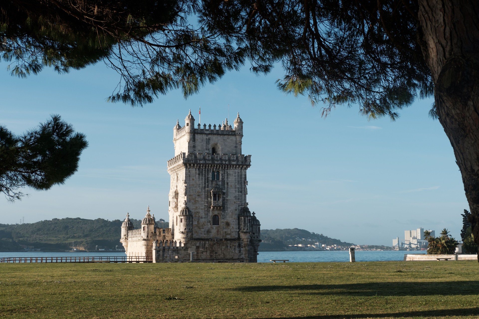 Torre de Belém em Lisboa ao amanhecer