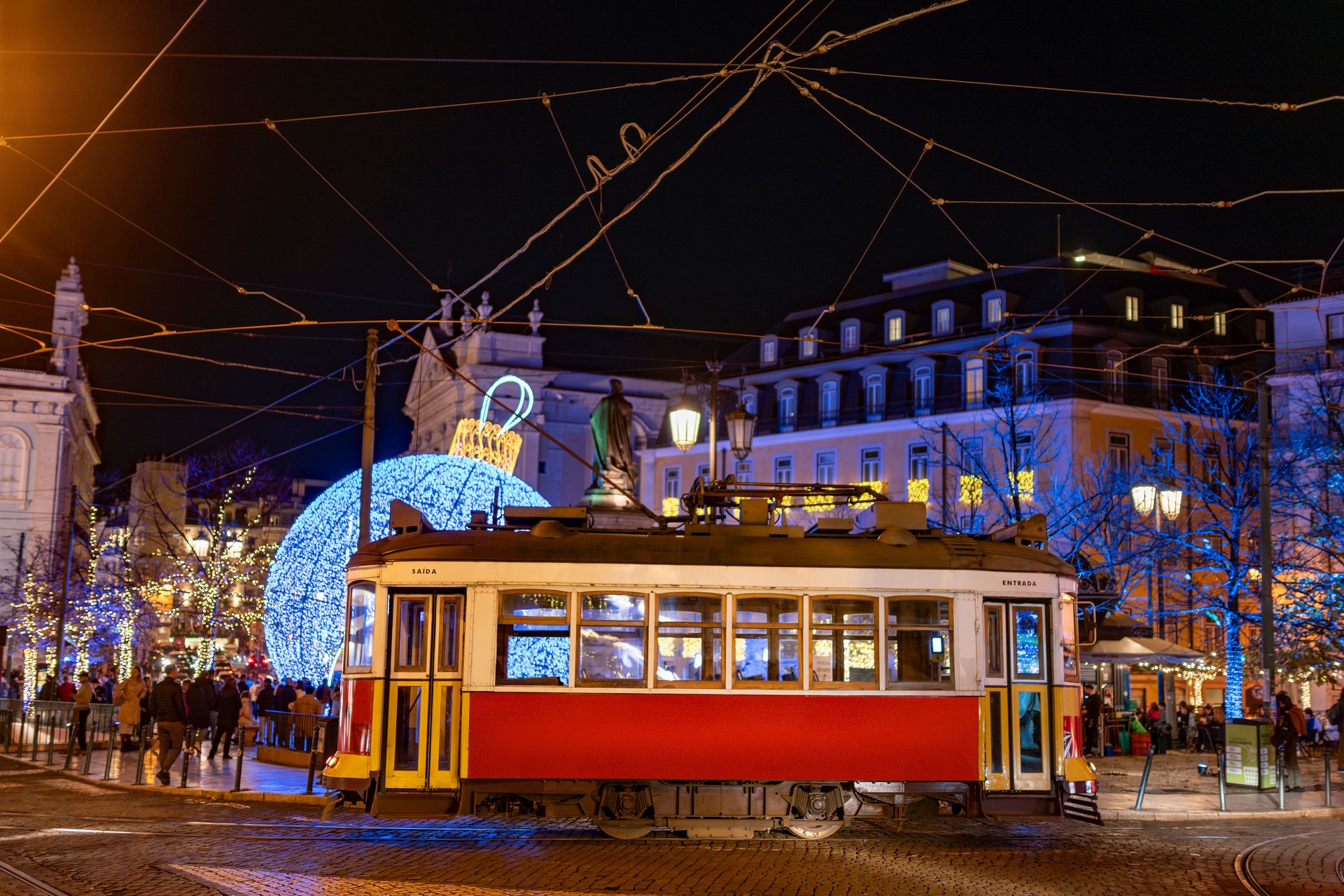 Christmas night in Lisbon